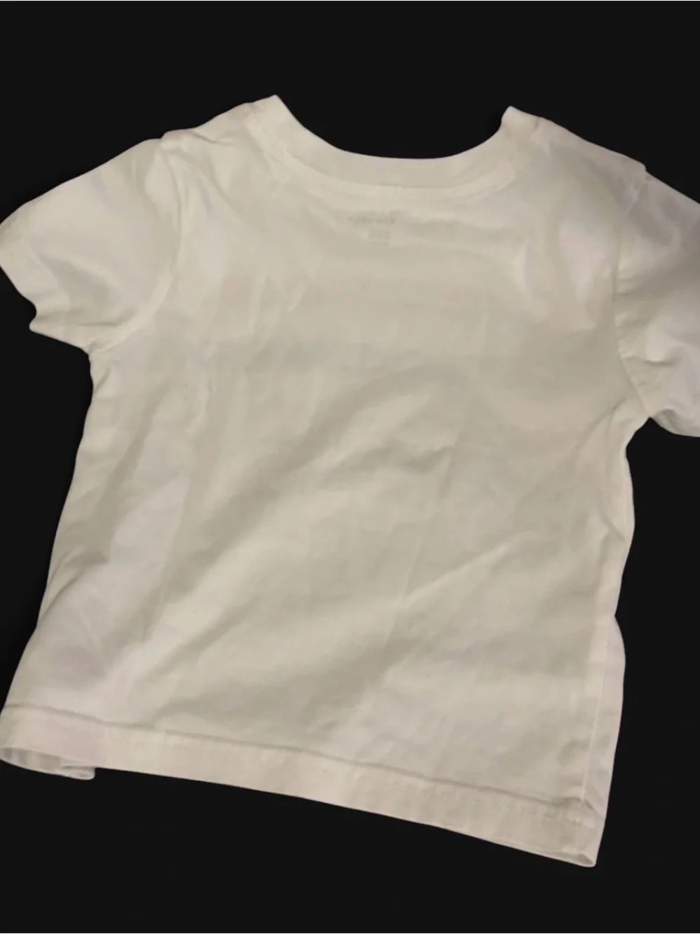 Janie and Jack White Short-Sleeve Tee with Red and Navy Stripes